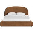 Meridian Furniture Celine Saddle Velvet Upholstered Full Bed