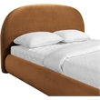 Meridian Furniture Celine Saddle Velvet Upholstered King Bed