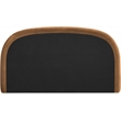 Meridian Furniture Celine Saddle Velvet Upholstered Queen Bed