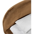 Meridian Furniture Celine Saddle Velvet Upholstered Twin Bed