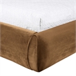 Meridian Furniture Celine Saddle Velvet Upholstered Twin Bed