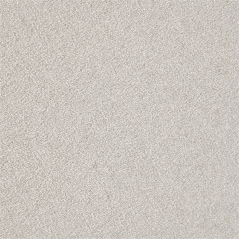 Meridian Furniture Gatsby Cream Mohair Velvet Upholstered Twin Trundle Bed