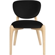 Meridian Furniture Velora Black Velvet Performance Fabric DC (Set of 2)
