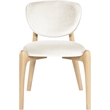 Meridian Furniture Velora Cream Velvet Performance Fabric DC (Set of 2)