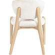Meridian Furniture Velora Cream Velvet Performance Fabric DC (Set of 2)