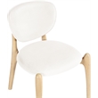 Meridian Furniture Velora Cream Velvet Performance Fabric DC (Set of 2)