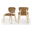 Meridian Furniture Velora Saddle Velvet Performance Fabric DC (Set of 2)