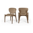 Meridian Furniture Velora Beige Velvet Performance Fabric DC (Set of 2)