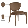 Meridian Furniture Velora Brown Velvet Performance Fabric DC (Set of 2)