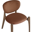 Meridian Furniture Velora Cognac Velvet Performance Fabric DC (Set of 2)
