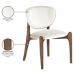 Meridian Furniture Velora Cream Velvet Performance Fabric DC (Set of 2)