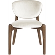 Meridian Furniture Velora Cream Velvet Performance Fabric DC (Set of 2)