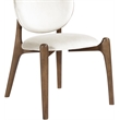 Meridian Furniture Velora Cream Velvet Performance Fabric DC (Set of 2)