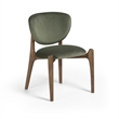 Meridian Furniture Velora Green Velvet Performance Fabric DC (Set of 2)
