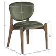 Meridian Furniture Velora Green Velvet Performance Fabric DC (Set of 2)