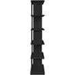 Meridian Furniture Nexa Black Solid Wood Bookcase