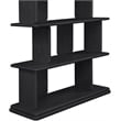 Meridian Furniture Nexa Black Solid Wood Bookcase