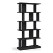 Meridian Furniture Nexa Black Solid Wood Bookcase