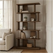 Meridian Furniture Nexa Brown Solid Wood Bookcase