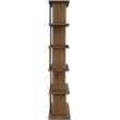 Meridian Furniture Nexa Brown Solid Wood Bookcase