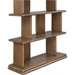 Meridian Furniture Nexa Brown Solid Wood Bookcase