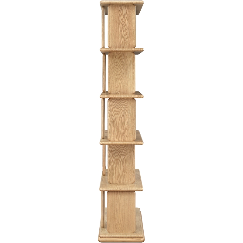 Meridian Furniture Nexa Natural Solid Wood Bookcase