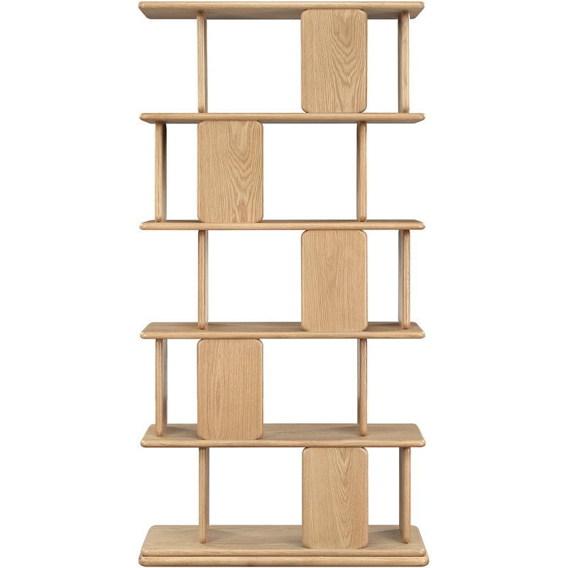 Meridian Furniture Nexa Natural Solid Wood Bookcase