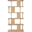 Meridian Furniture Nexa Natural Solid Wood Bookcase