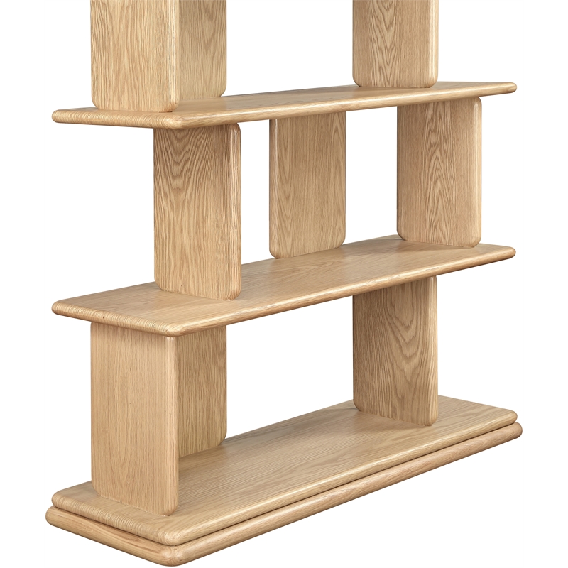 Meridian Furniture Nexa Natural Solid Wood Bookcase