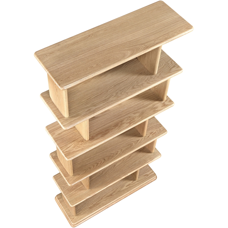Meridian Furniture Nexa Natural Solid Wood Bookcase