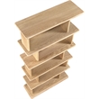 Meridian Furniture Nexa Natural Solid Wood Bookcase