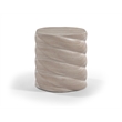 Meridian Furniture Marmet Travertine Concrete Indoor / Outdoor End / Side Table