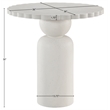 Meridian Furniture Petalia Cream Concrete Indoor / Outdoor Counter Table