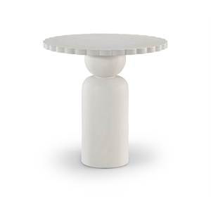 Meridian Furniture Petalia Cream Concrete Indoor / Outdoor Counter Table