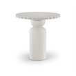 Meridian Furniture Petalia Cream Concrete Indoor / Outdoor Counter Table