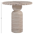 Meridian Furniture Petalia Travertine Concrete Indoor / Outdoor Counter Table
