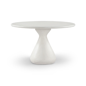 Meridian Furniture Sano 48&quot Cream Concrete Indoor / Outdoor Dining Table