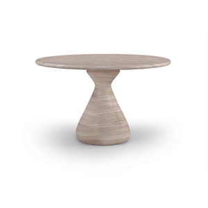 Meridian Furniture Sano 48&quot Travertine Concrete Indoor / Outdoor Dining Table