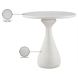 Meridian Furniture Sano Cream Concrete Indoor / Outdoor Counter Table