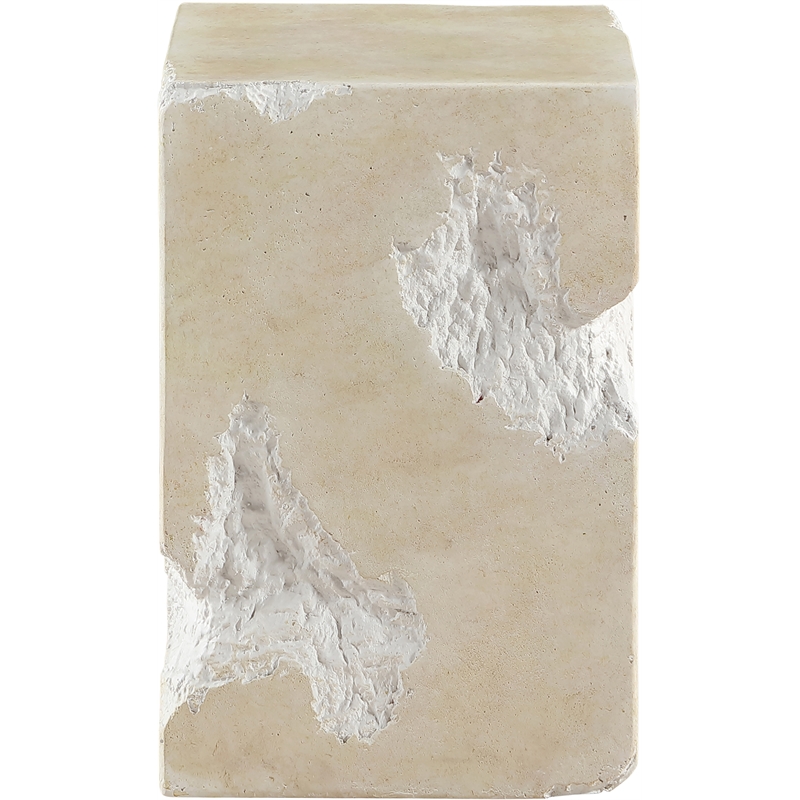 Meridian Furniture Naturae Beige Concrete Indoor / Outdoor End / Side Table