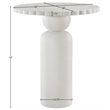 Meridian Furniture Petalia Cream Concrete Indoor / Outdoor Bar Table