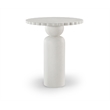 Meridian Furniture Petalia Cream Concrete Indoor / Outdoor Bar Table