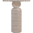 Meridian Furniture Petalia Travertine Concrete Indoor / Outdoor Bar Table