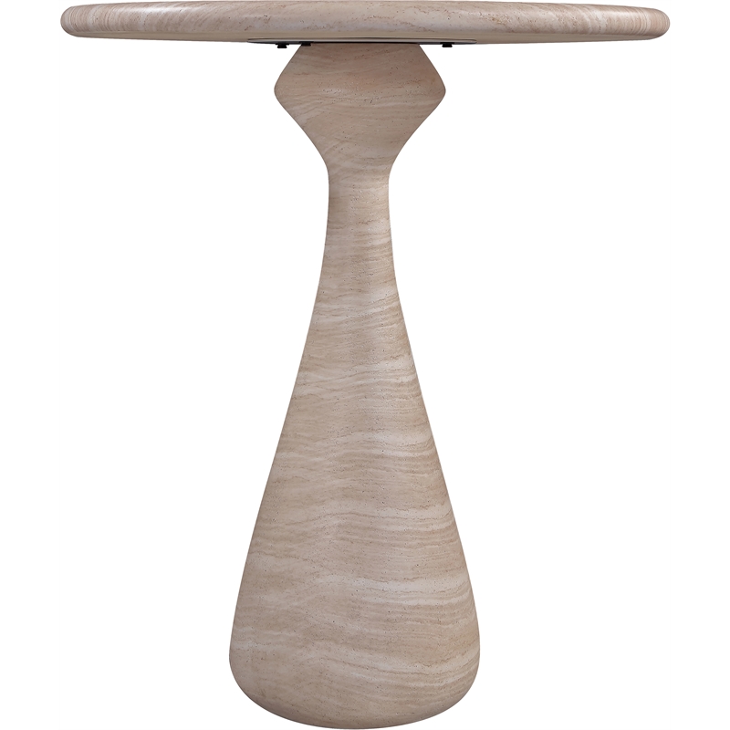Meridian Furniture Sano Travertine Concrete Indoor / Outdoor Bar Table