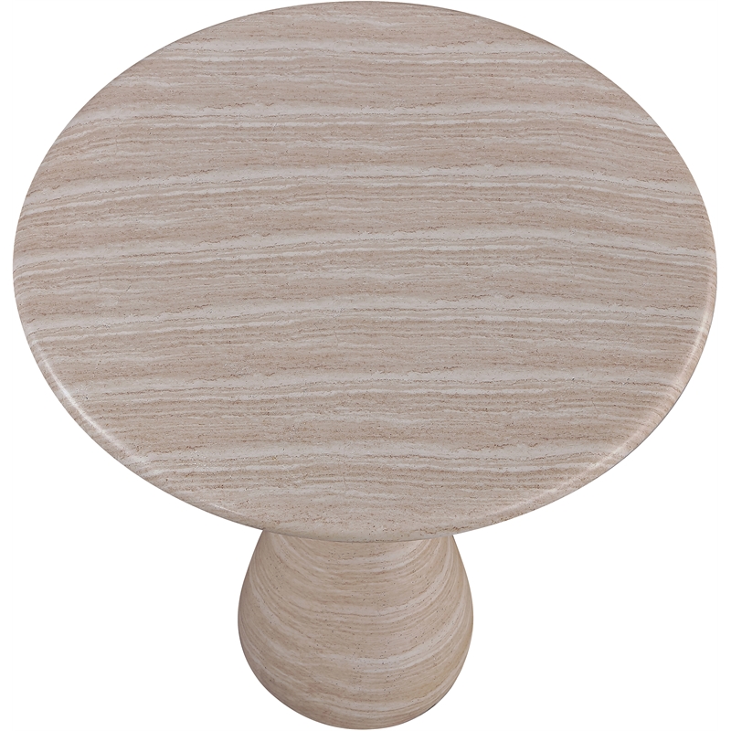 Meridian Furniture Sano Travertine Concrete Indoor / Outdoor Bar Table