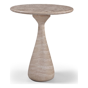 Meridian Furniture Sano Travertine Concrete Indoor / Outdoor Bar Table
