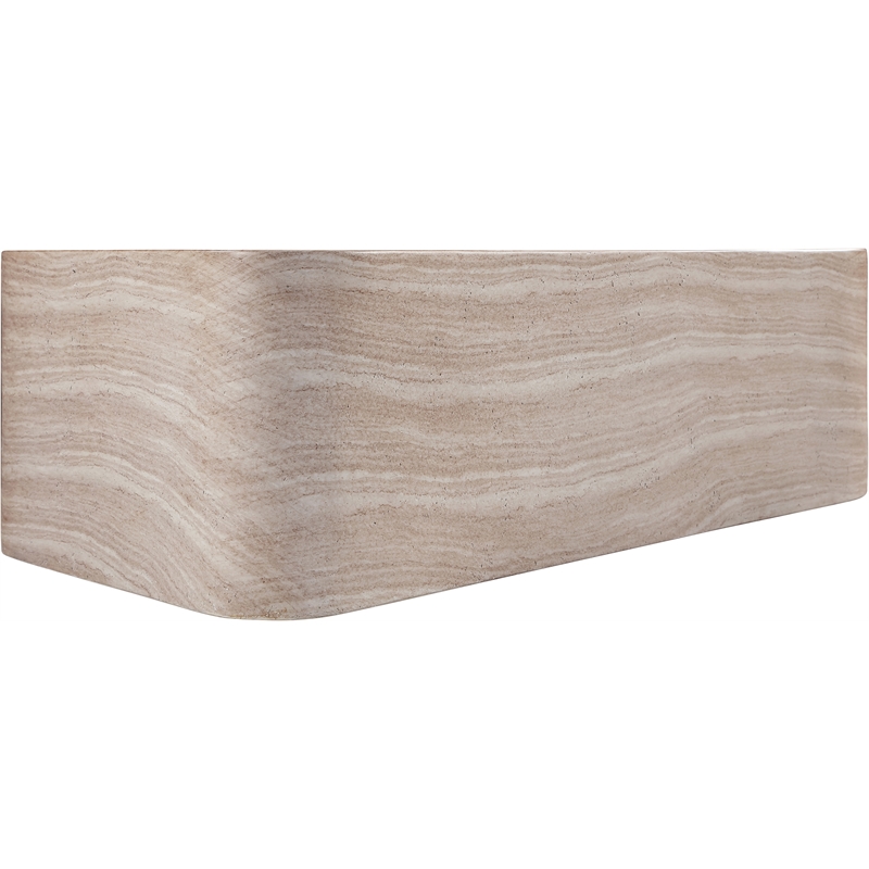 Meridian Furniture Vellon Travertine Concrete Indoor / Outdoor Coffee Table