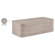 Meridian Furniture Vellon Travertine Concrete Indoor / Outdoor Coffee Table