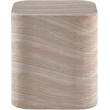 Meridian Furniture Vellon Travertine Concrete Indoor / Outdoor End / Side Table