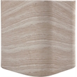 Meridian Furniture Vellon Travertine Concrete Indoor / Outdoor End / Side Table